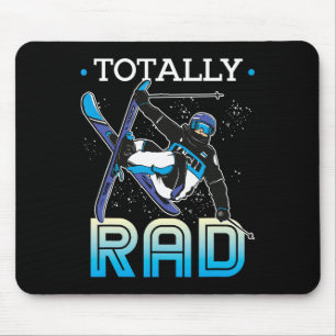 Skiausrüstung Nordic Skier Ski total Krass Mousepad
