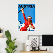 Skiaustria-Plakat Poster (Heimbüro)