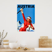 Skiaustria-Plakat Poster (Küche)