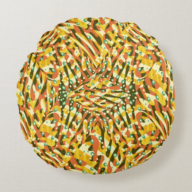 Skibbity Rundes Kissen (Vorderseite)