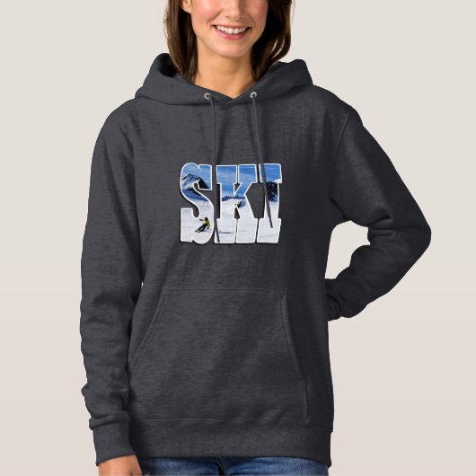 Skiberg-Design Wintersport Hoodie (Vorderseite)