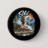 Skibergsteigen Button (Vorderseite)