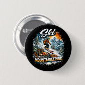Skibergsteigen Button (Vorne & Hinten)