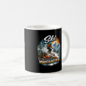 Skibergsteigen Kaffeetasse (VorderseiteRechts)