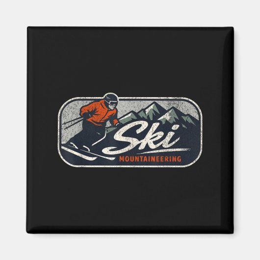 Skibergsteigen magnet (Vorne)