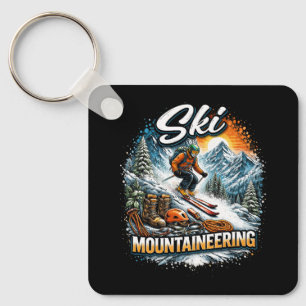 Skibergsteigen Schlüsselanhänger