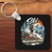 Skibergsteigen Schlüsselanhänger (Vorderseite)