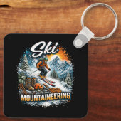 Skibergsteigen Schlüsselanhänger (Rückseite)