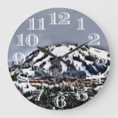 Skiberguhr Große Wanduhr (Vorderseite)
