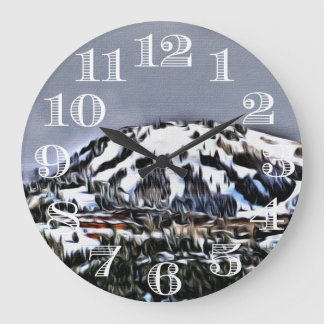 Skiberguhr Große Wanduhr