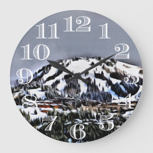 Skiberguhr Große Wanduhr (Vorderseite)