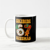 Skibidi 67 Rizzmas Funny Six Seven Meme Christmas  Kaffeetasse (Links)