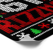 Skibidi 67 Rizzmas Funny Six Seven Meme Christmas  Poster (Ecke)