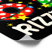 Skibidi 67 Rizzmas Funny Six Seven Meme Christmas  Poster (Ecke)