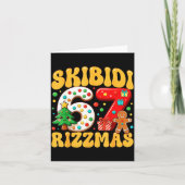 Skibidi 67 Rizzmas Six Seven Meme Christmas Boys G Karte (Vorderseite)