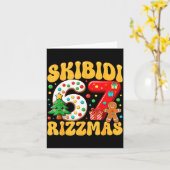 Skibidi 67 Rizzmas Six Seven Meme Christmas Boys G Karte (Gelbe Blume)
