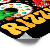 Skibidi 67 Rizzmas Six Seven Meme Christmas Boys G Poster (Ecke)