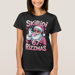 Skibidi 67 Rizzmas Weihnachtsmann T-Shirt