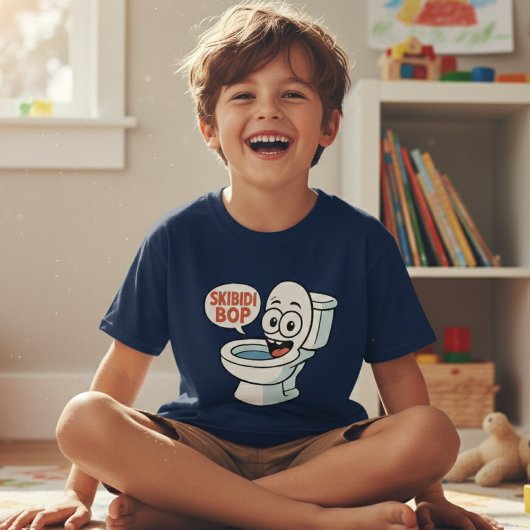 Skibidi Bop Yes Yes Funny Skibidi Toilet T-Shirt