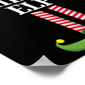 Skibidi Elf Shirt Matching Family Group Funny Chri Poster (Ecke)