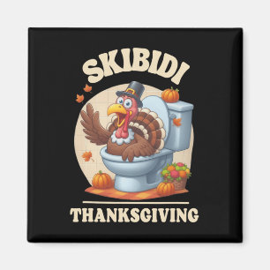 Skibidi Erntedank Funny Meme Skibidi Toilet Tur Magnet