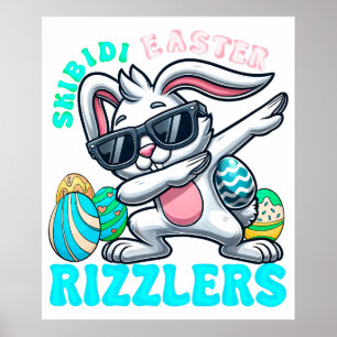 Skibidi Oster-Rizzler, Retro, Vintage Poster