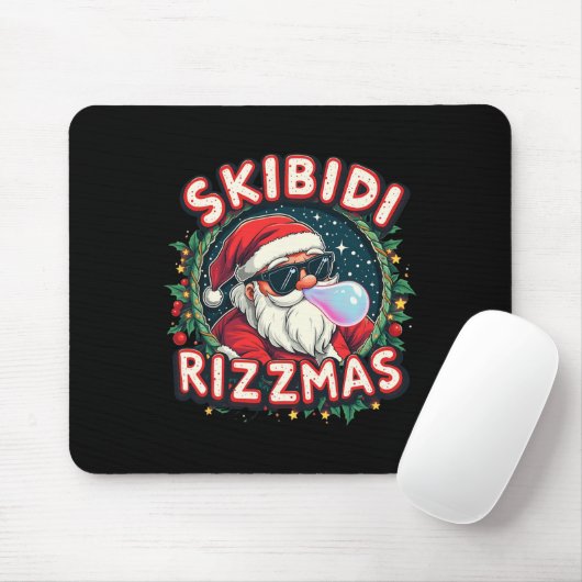 Skibidi Rizzm Celebration Frohe Weihnachten Funny Mousepad (Mit Mouse)
