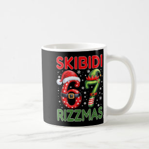 Skibidi Rizzmas 67 Weihnachten Sechs Sieben Xmas L Kaffeetasse
