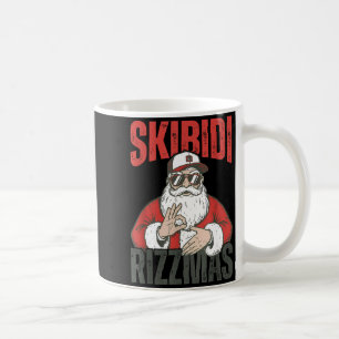 Skibidi Rizzmas 6 7 Weihnachten Santa Claus Sechs Kaffeetasse