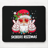 Skibidi Rizzmas Christmas Funny Santa Claus Xmas P Mousepad (Vorne)