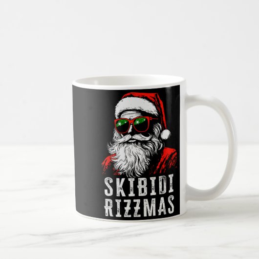 Skibidi Rizzmas Christmas Rizz Santa Claus Charism Kaffeetasse (Rechts)