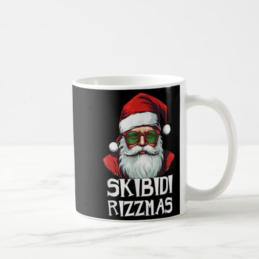 Skibidi Rizzmas Christmas Rizz Santa Claus Charism Kaffeetasse (Rechts)