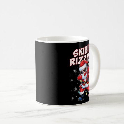 Skibidi Rizzmas Christmas Rizz Santa Claus Charism Kaffeetasse (VorderseiteRechts)