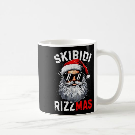 Skibidi Rizzmas Christmas Rizz Santa Claus Charism Kaffeetasse (Rechts)