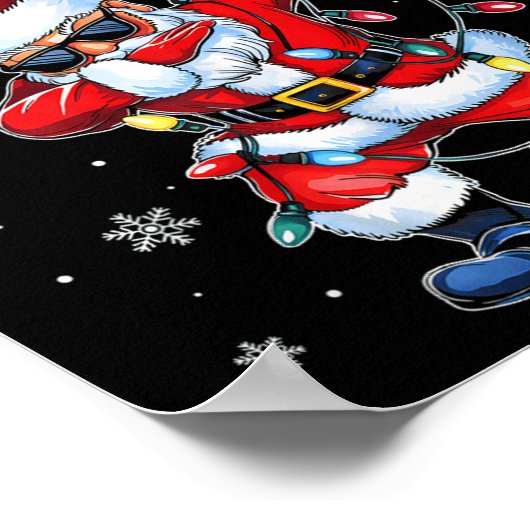 Skibidi Rizzmas Christmas Rizz Santa Claus Charism Poster (Ecke)