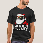 Skibidi Rizzmas Christmas Rizz Santa Claus T-Shirt (Vorderseite)