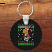 Skibidi Rizzmas Christmas Rizz Santa Ugly Christma Schlüsselanhänger (Vorderseite)
