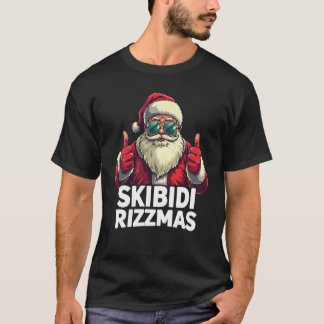 Skibidi Rizzmas Christmas Rizz T-Shirt