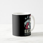 Skibidi Rizzmas Cool Santa Funny Christmas Rizz Ri Kaffeetasse (VorderseiteRechts)
