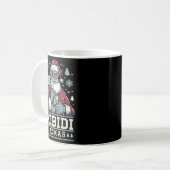 Skibidi Rizzmas Cool Santa Funny Christmas Rizz Ri Kaffeetasse (Vorderseite Links)