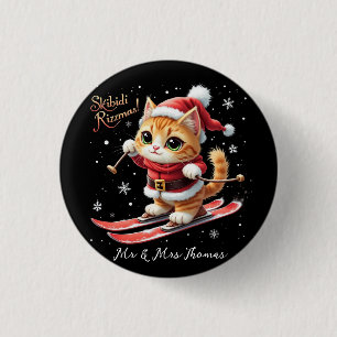 Skibidi Rizzmas Das ultimative Weihnachtsmädchen Button