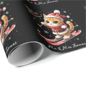 Skibidi Rizzmas Das ultimative Weihnachtsmädchen Geschenkpapier (Rolleneckpunkt)