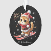 Skibidi Rizzmas Das ultimative Weihnachtsmädchen Ornament (Vorderseite)