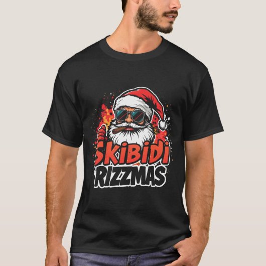 Skibidi rizzmas Fanny Weihnachten Shirt (Vorderseite)