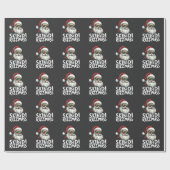 Skibidi Rizzmas Funny Gen Alpha Slang Weihnachten Geschenkpapier (Flach)