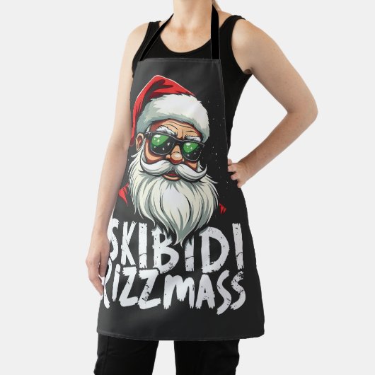 Skibidi Rizzmas Funny Gen Alpha Slang Weihnachten Schürze (InSitu)