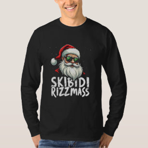 Skibidi Rizzmas Funny Gen Alpha Slang Weihnachten T-Shirt