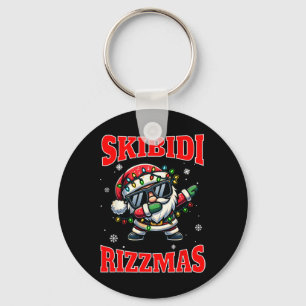 Skibidi Rizzmas Funny Middle School Gen Alpha Chri Schlüsselanhänger