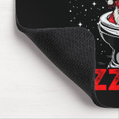 Skibidi Rizzmas Funny Santa Toilet White Elephant  Mousepad (Ecke)