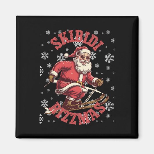 Skibidi Rizzmas Funny Splash & Spa Tamaro Magnet (Vorne)